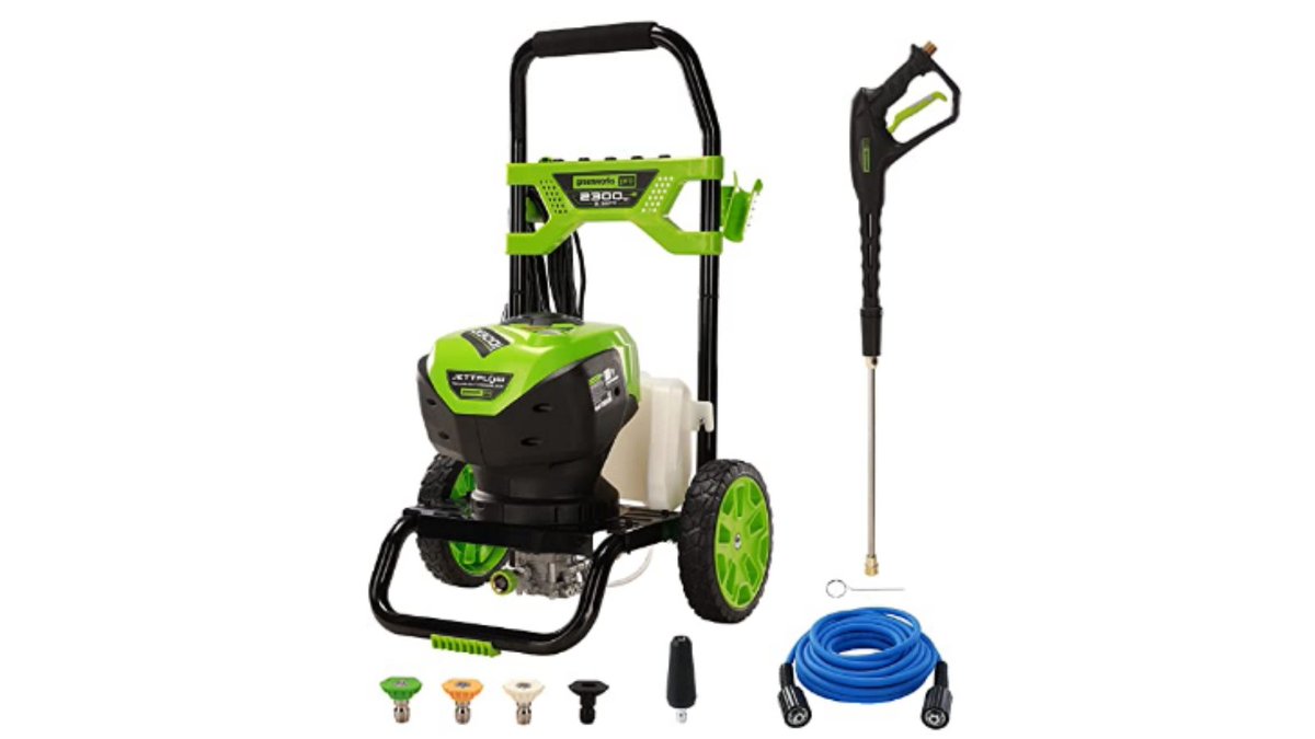 14 Amp Greenworks Pro 2300 Max PSI @ 2.3 GPM Brushless Electric Pressure Washer GW2300 