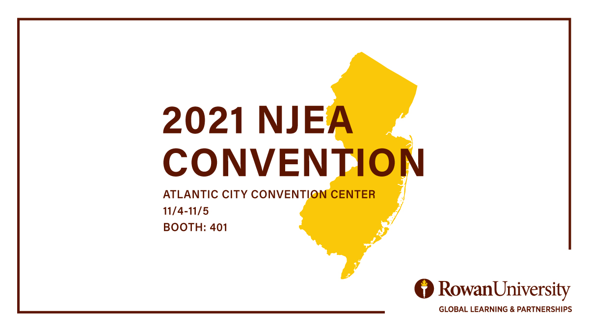 Attending #NJEAConvention this year? Be sure to stop by Booth 401 and visit us and <a href="/RowanAlumni/">Rowan Alumni</a>! 🦉