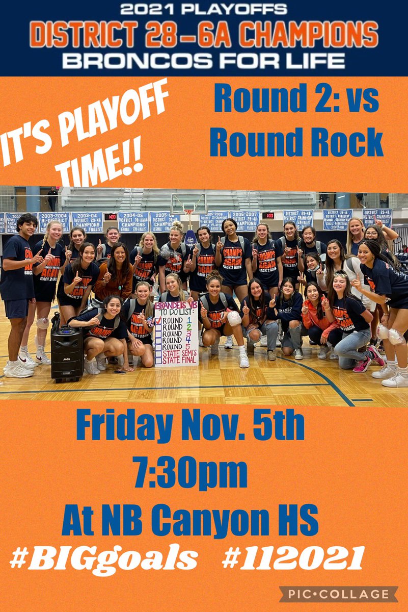 BrandeisVB08's tweet image. 🗣ROUND 2, Let’s Go! @geriberger08 @CBruce07197764 @BroncosBrandeis