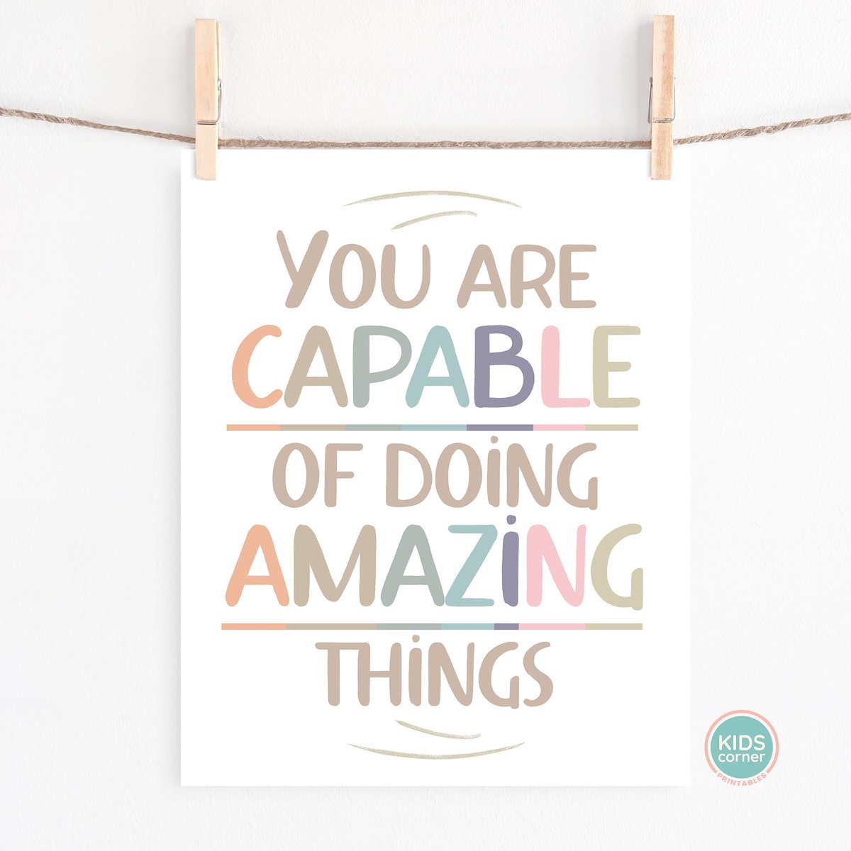 You are capable. You are amazing. You are capable of doing amazing things. Yes, you! 
#youarecapable #capable #youarecapableofamazingthings #amazing #yesyou #yesyoucan #youarecapableofdoingamazingthings #youcandoanything #youcan #youcanandyouwill #kidscorner #kidscornerdecor