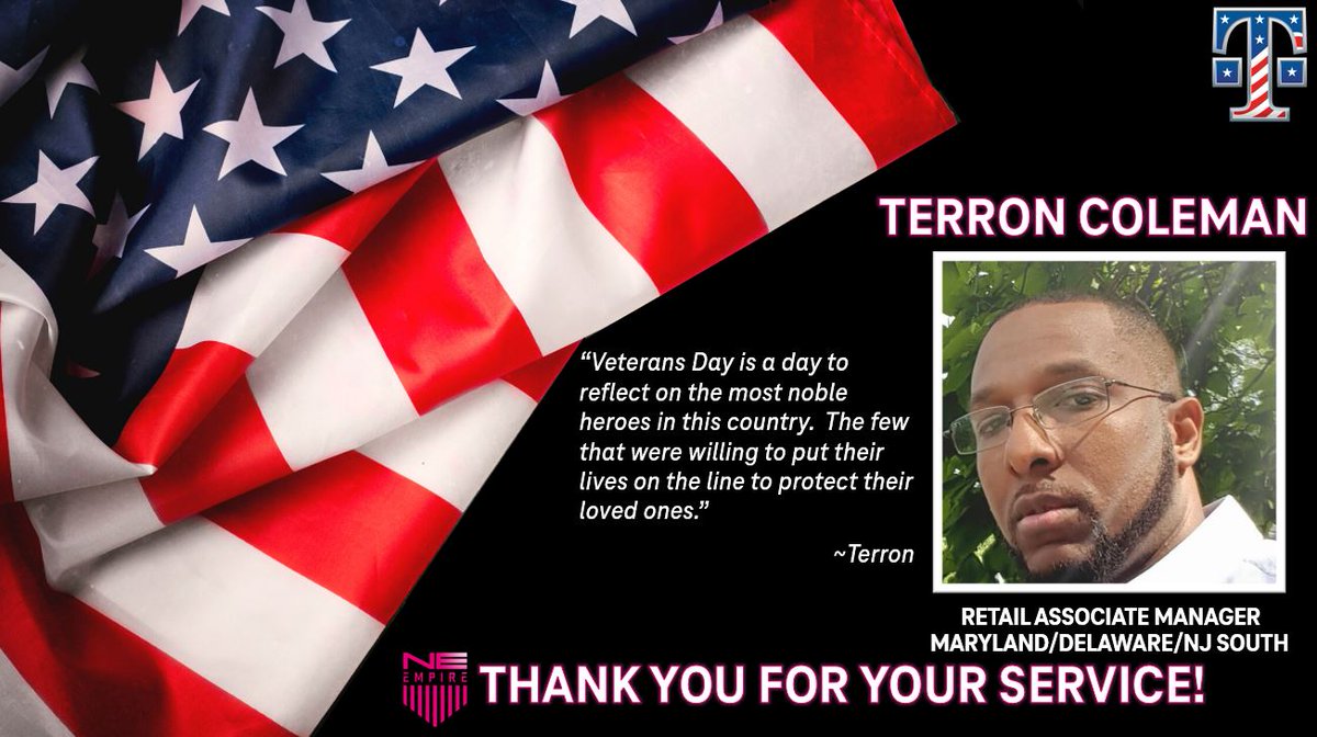 AmrWahba1080's tweet image. I and the entire Northeast team would like to honor Terron Coleman for the respect he has shown to those he has served with in honor of Veterans month. #NEEMPIRE #NEDEI #Top100InAction