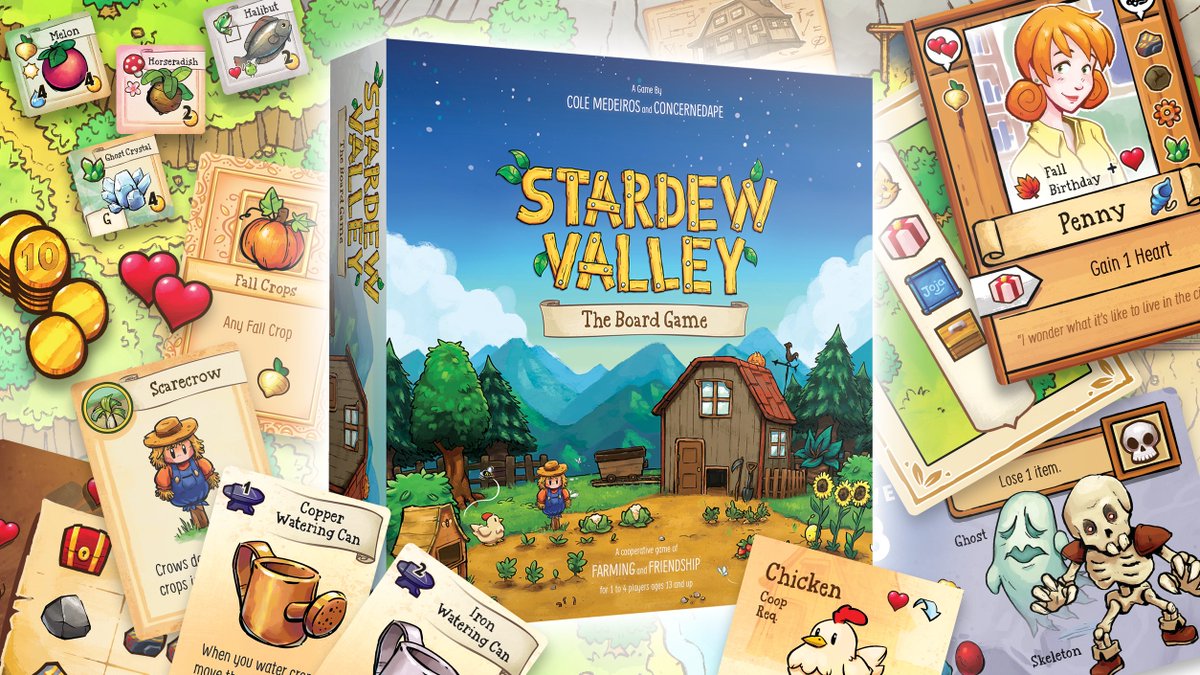 The Stardew Valley board game is now available to order!
shop.stardewvalley.net