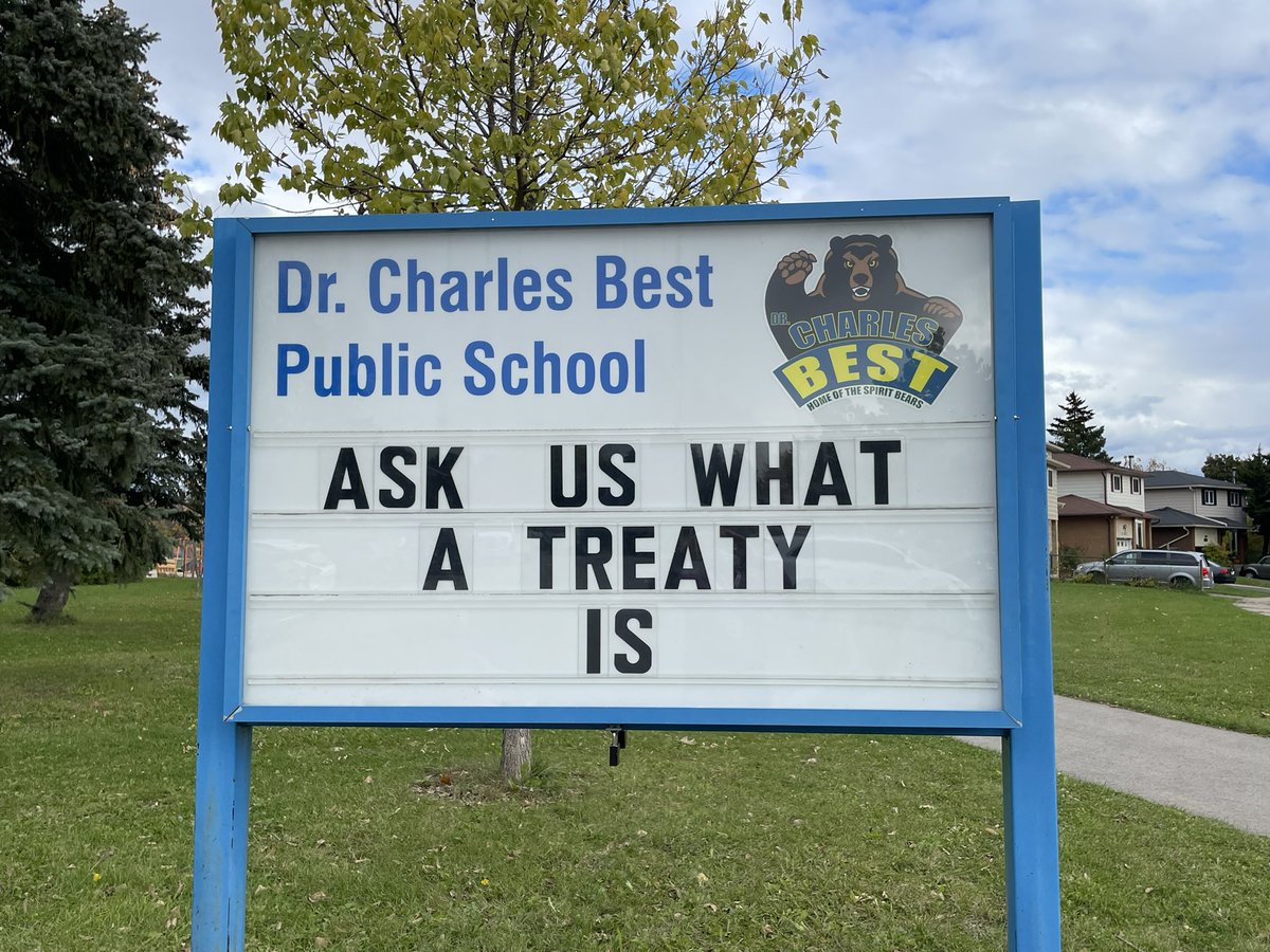 DrCharlesBestPS's tweet photo. Amazing conversations and learning extensions are going on at each grade level including our newly relocated Treaty wall which was a student suggested action. #thatsDCB #HaltonDSB https://t.co/ssNIyZXkcN