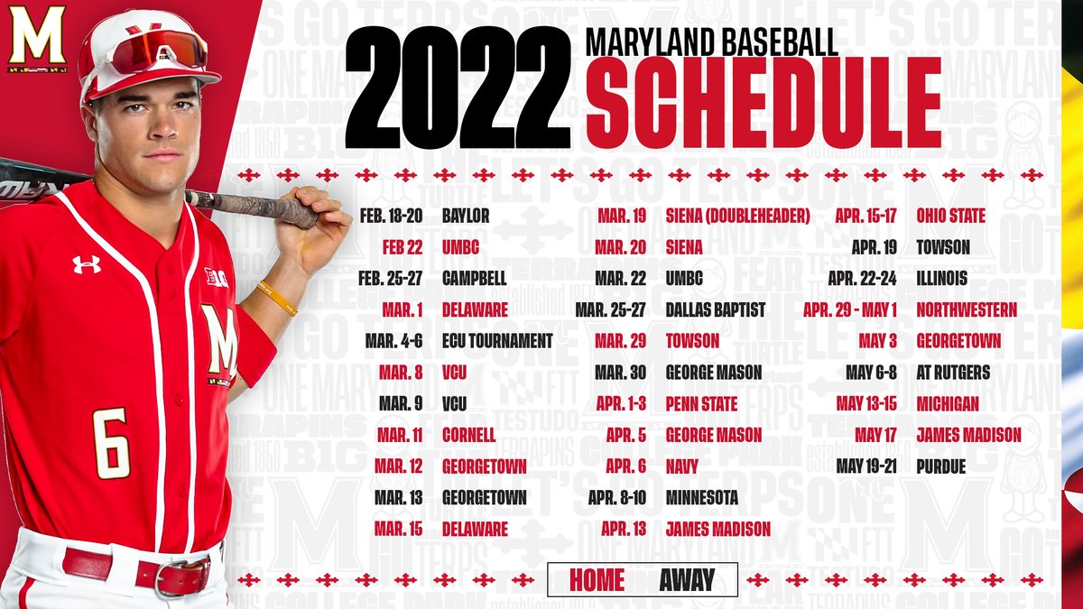 IT'S HERE! Our 2022 schedule has arrived!

➡️ter.ps/schedule2022 #DirtyTerps