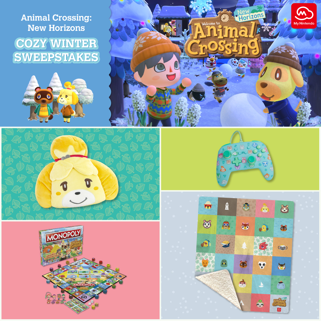 NintendoAmerica's tweet photo. Are you a My Nintendo member? Enter now for a chance to win cute and cuddly #AnimalCrossing: New Horizons themed prizes!

https://t.co/qtYS2UXC4w https://t.co/ICY7KZf2bG