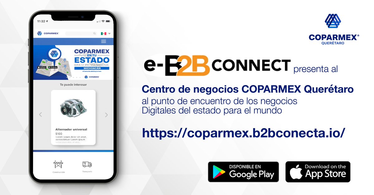 coparmexqro1's tweet photo. Con nuestro Centro de Negocios COPARMEX podrás vincularte con más empresarios en el estado de Querétaro. Conoce más en el siguiente link https://t.co/AbVGlVS8ZH https://t.co/oBVUUbsga0