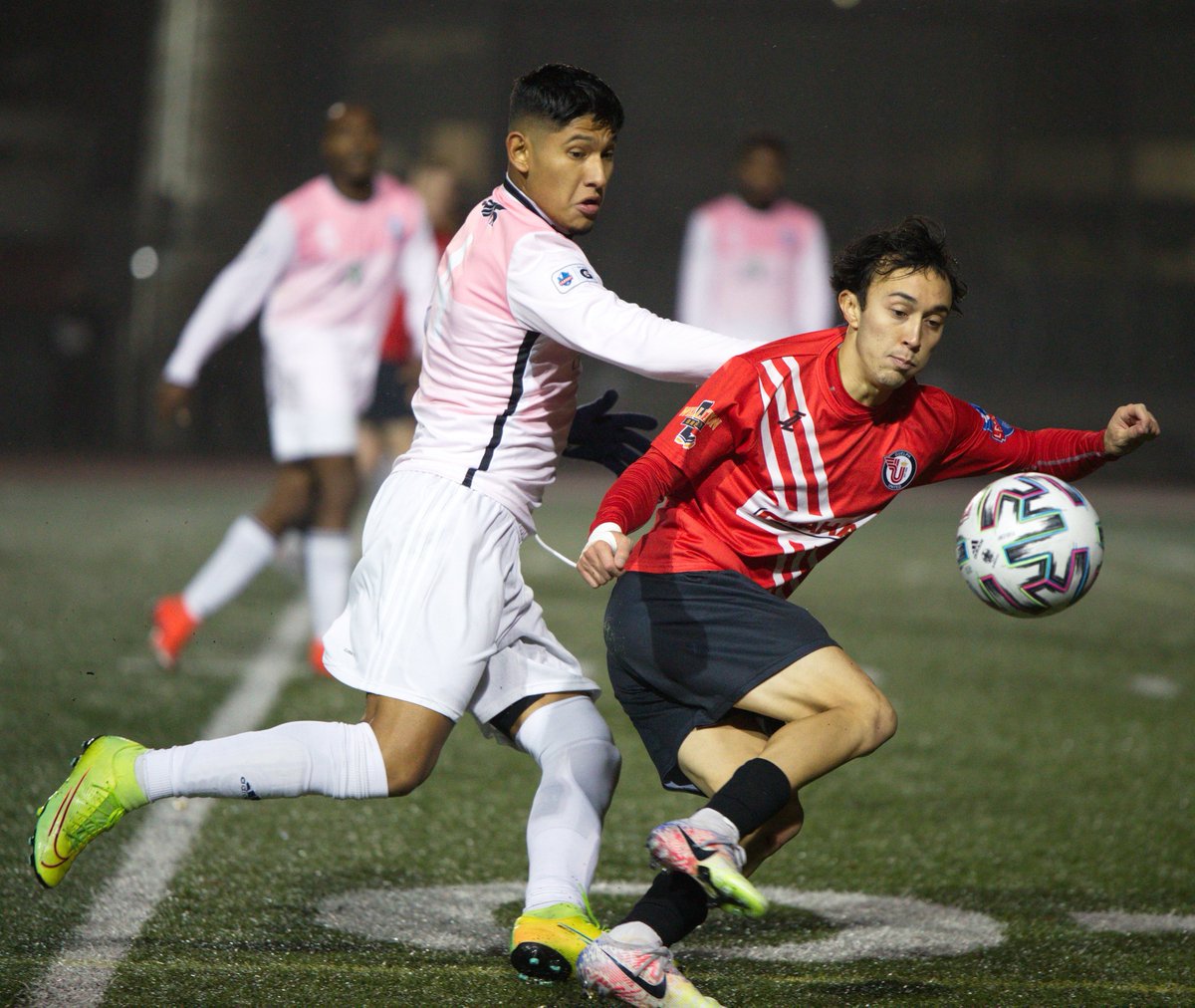 L1OMens's tweet image. FEATURE: @MastersFA's semi-final defeat was bittersweet for Rick Titus and co. (via @phimaging)

Evan Dick &amp;amp; others from @guelphunitedfc advanced instead of their mentor. 💙❤️

🗣️ "It was an incredible experience."

league1ontario.com/news_article/s…