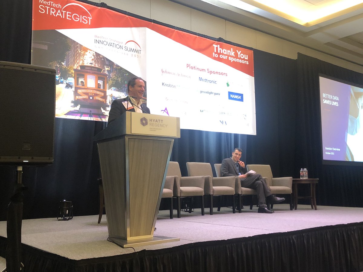 MedTech Strategist | MedTech's Most Trusted Source (@medtechstrat) on Twitter photo Presenting now at #InnovationSF21
<a href="/RetiaMedical/">Retia Medical</a>
<a href="/Marc_Zemel/">Marc Zemel</a>, CEO
"Using accurate hemo-dynamic data to guide care you can reduce complications by 50%"
Argos Hemodynamic Monitor accuracy is proven to be 50% better than the market leader.
#Medtech #medicaldevices #heartattack Presenting now at #InnovationSF21
<a href="/RetiaMedical/">Retia Medical</a>
<a href="/Marc_Zemel/">Marc Zemel</a>, CEO
"Using accurate hemo-dynamic data to guide care you can reduce complications by 50%"
Argos Hemodynamic Monitor accuracy is proven to be 50% better than the market leader.
#Medtech #medicaldevices #heartattack