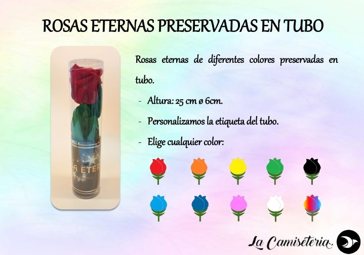 La_Camiseteria's tweet photo. Rosas eternas personalizadas en distintos recipientes (tubo, vaso y cúpula). Hacemos rosas de todos los colores 🌹
#buy #comprar #rosas #rosaseternas #colores #rosasrojas #rosasblancas #colorful #color #original #rosasnegras #rosasnaturales https://t.co/mMuN4mlOR8