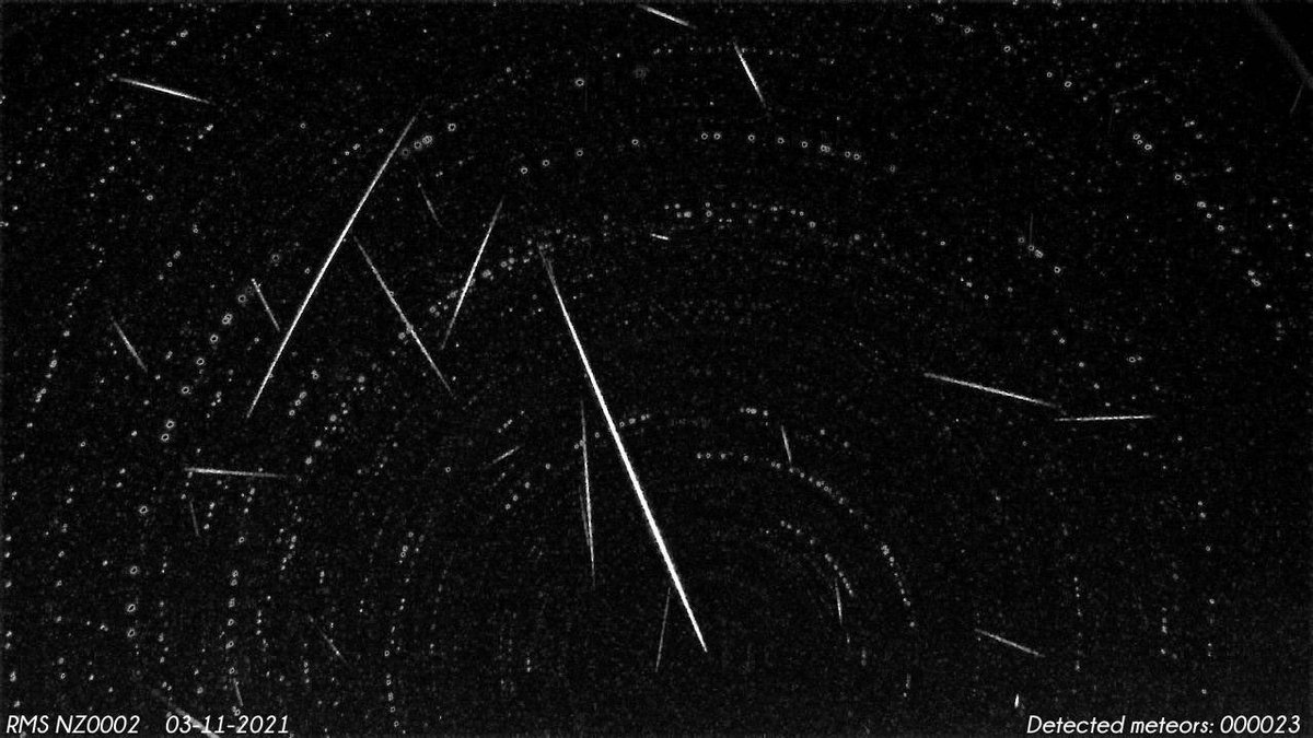 TasmanSkies's tweet photo. 23 meteors detected on #NZ0002 #meteorcam over #motueka last night https://t.co/miDqP6xSPq