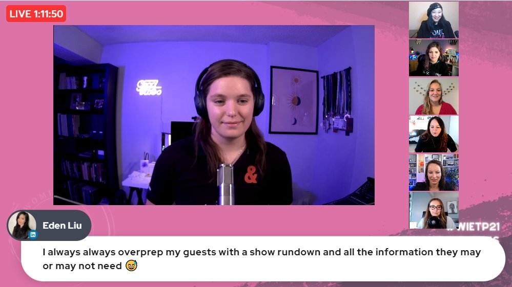 MayKingTea's tweet photo. loving the contributions that attendees tuning in with their contributions
With @TREEFAN_EVENTS @DemystifyEvents @SocialJewelsICT @liveonsocialnow
hosted by @streamyardapp
#wietp21 #wiet21 #womenineventtech #womeninprod #womeninevents https://t.co/h3AXvHbcX0