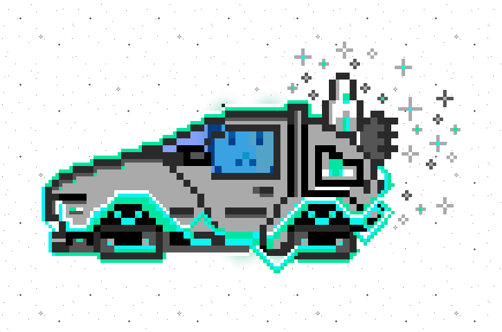 XWAVEart's tweet photo. My ultra rare mooncat now has an ultra rare DeLorean to zip around in... courtesy of @Digivatar #mooncat #NFT https://t.co/WeaVpkLGwR https://t.co/N0raUsV3CS