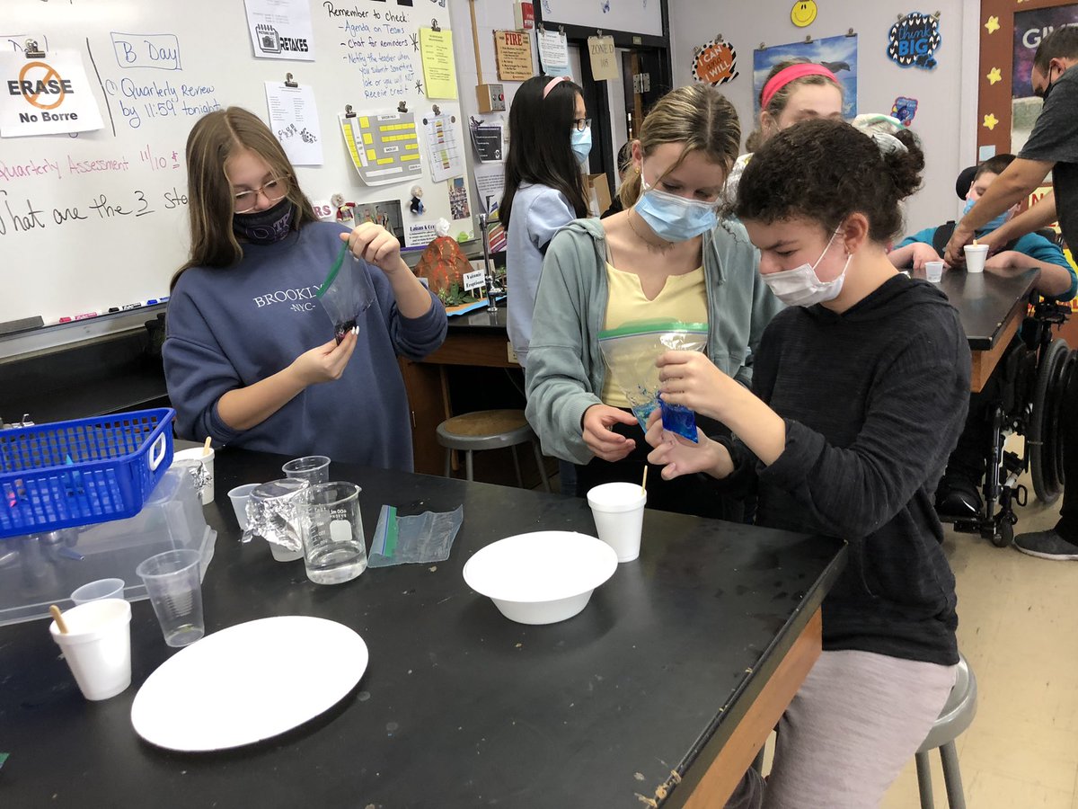 Best way to end the short week… making slime and new friends!! #SalkStrong 💜🖤 <a href="/OB_JSMS_Rezes/">William Rezes</a> <a href="/OB_VP_Lynch/">Mr. Lynch</a> <a href="/OB_Dougherty/">Christine Dougherty</a> @OBSupCittadino