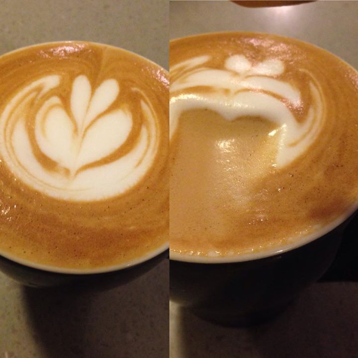 MainStBagels's tweet photo. How a cappuccino should behave! @CMUStudentLife @VisitGJ https://t.co/HnvsdIRVHR