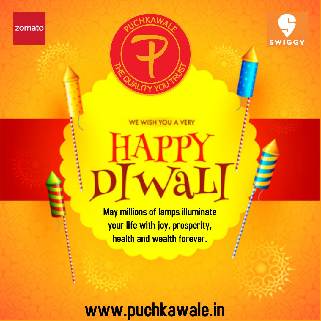_PuchkaWale's tweet photo. May millions of lamps illuminate your life with joy, prosperity, health and wealth forever. We wish you all HAPPY DIWALI. 

#puchkawale  #patna #diwali2021 #diwali #celebrationwithpuchkawale #festivalwithpuchkawale #funatpuchkawale #joy #food #fun #bestchaat #bestchaatpalace https://t.co/gXFYJugFdn