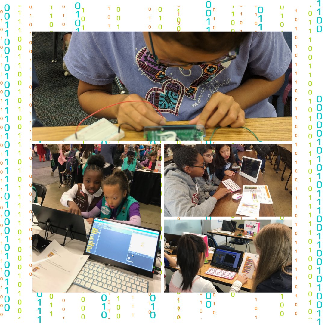 BooleanGirlProj's tweet photo. HAPPY #NATIONALSTEMDAY!
What fun STEM activities are you doing to celebrate?
#stemgirls #stemeducation #stemlearning #stemactivities #stemforkids #computerscience #scratch #booleanbox #computerscienceforgirls #codinglife #codingisfun #codingislife #codingforkids #learntocode https://t.co/9vXAB9Oj9U