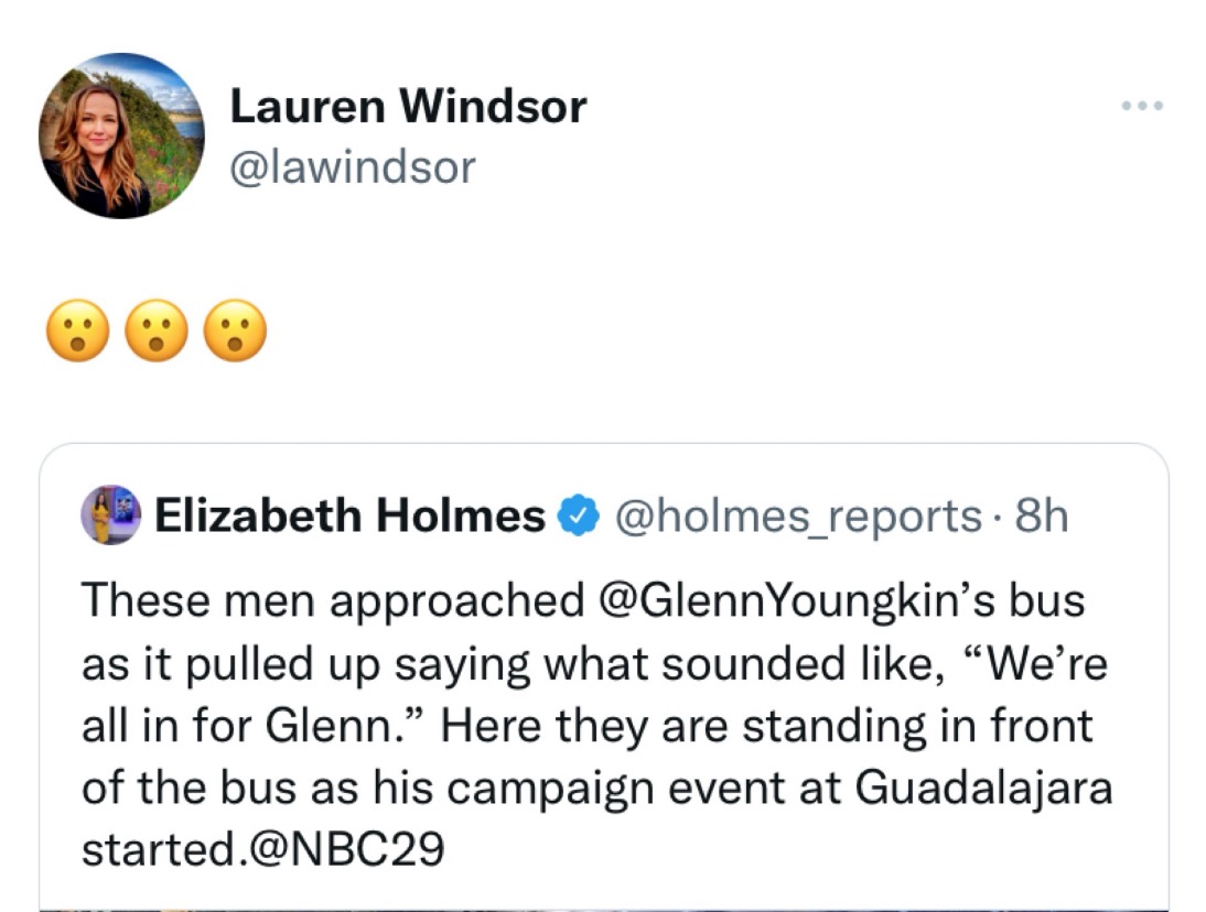 ChuckRossDC's tweet photo. The Intercept is letting Dem operative Laura Windsor spin her involvement in the Lincoln Project thing by saying it was never intended to be a hoax. But here she was last week tweeting as if the event was news to her. https://t.co/RcXEVVN8SB