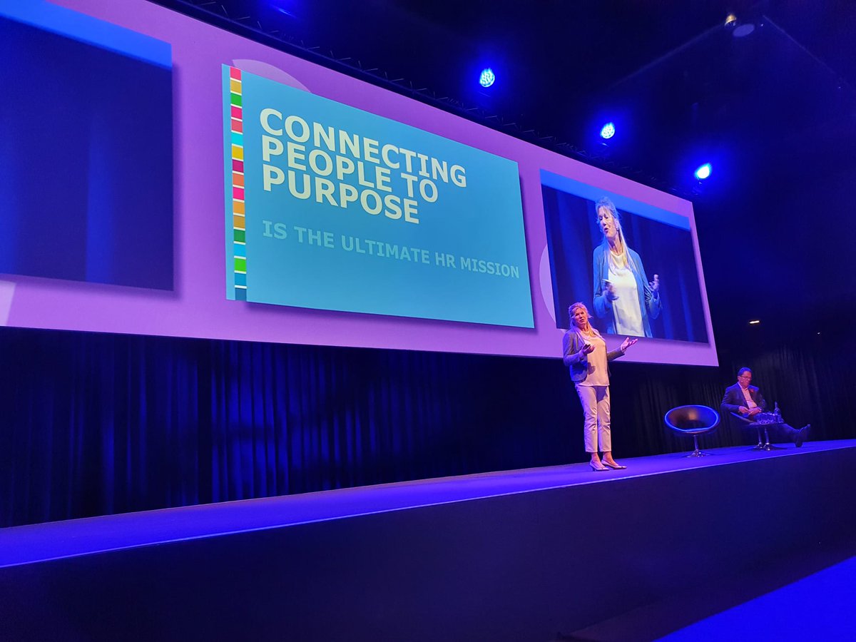 CIPD_SLB's tweet photo. Marga Hoek's closing keynote at day 1 of #CIPDACE focussed on sustainable development goals, the qualities we need from leaders to deliver these, and how people professionals can help connect people to this wider purpose. https://t.co/R3kiDZ6psT