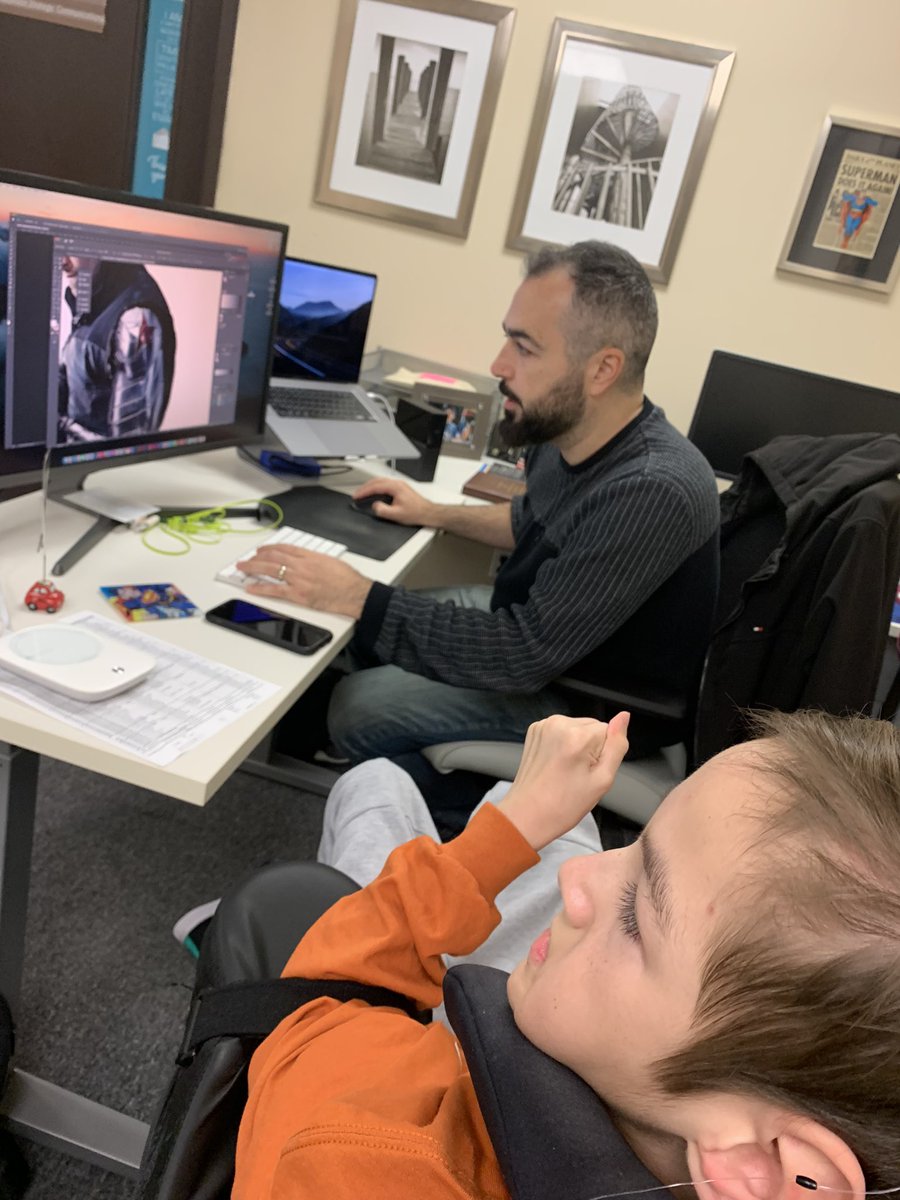 TrusteeAgnew's tweet image. I can’t begin to thank @AndreaSwinden @robvdefranco  @Director_HCDSB and the amazing staff at the CEC for the best #TYKTWD 
Mac learned poster design, new school build design, saw the board room and front desk, and was treated like a King! He said he will be back! @CCCSSNews