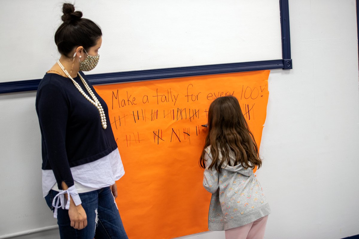 Center Grove 2nd graders collected 15,000 pieces of candy for first responders. Today, the students demonstrated their knowledge of place value to help count the candy. This activity taught the importance of giving back, as well as how place value is used in the real world.