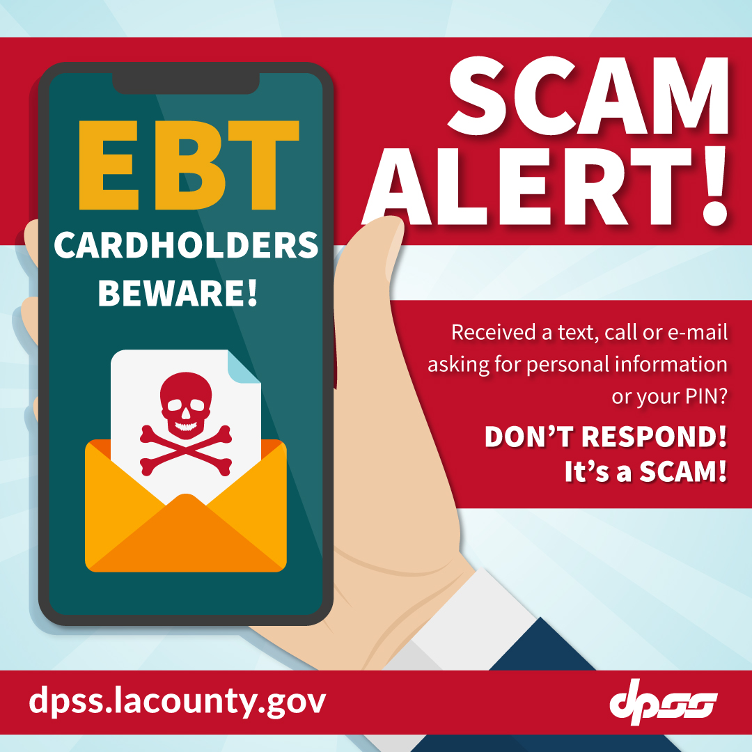 Warning of EBT Card Scam, Reminder of Safe Way to Apply for