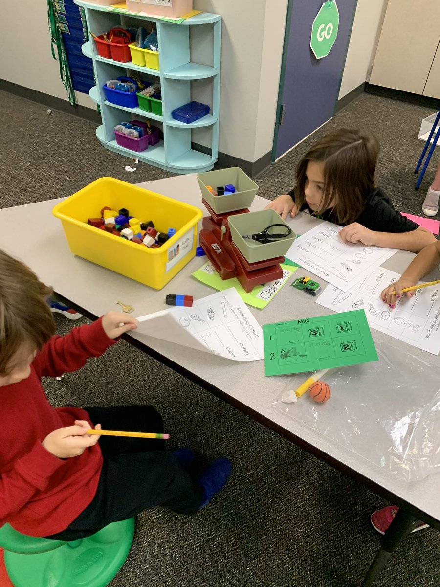 MrsFrischOUES's tweet photo. Math workshop this week is all about comparing weight! https://t.co/Xu4JBKYG1P