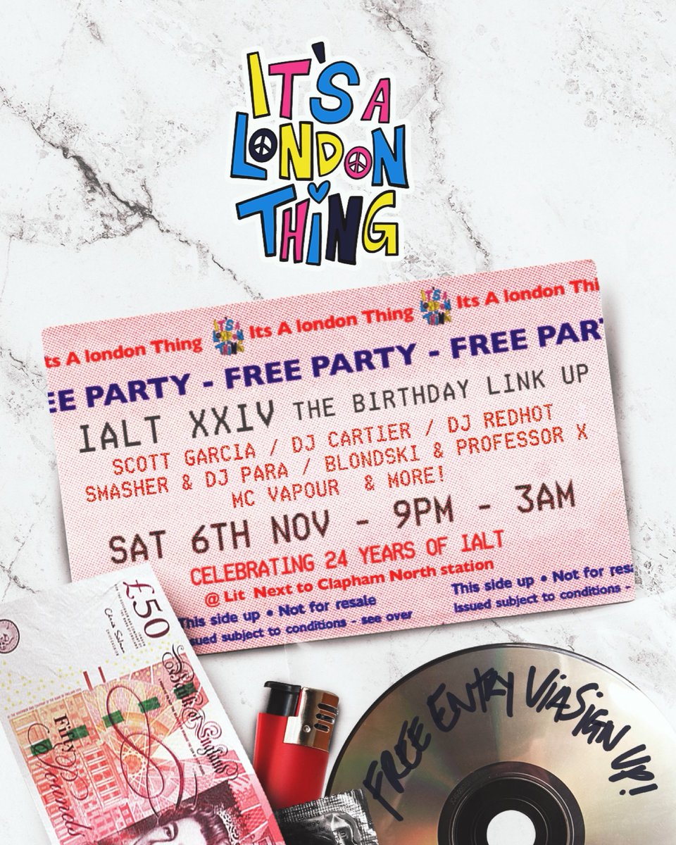 DJScottGarcia's tweet photo. ʟɪɴᴇ ᴜᴘ ᴀɴɴᴏᴜɴᴄᴇᴍᴇɴᴛ

Delighted to let you all know that our special guest MC on the night is none other than the legendary @originalvapour 🎤

I LOVE working with Vapes, he’s one of the greatest MCs ever. This set is gonna be special! 

Last chance for free tix! 🎫 https://t.co/tC6mIlaxkN