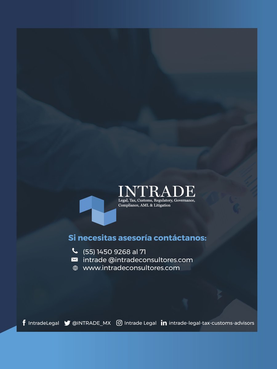 INTRADE Legal, Tax, Customs Advisors & AML tweet media