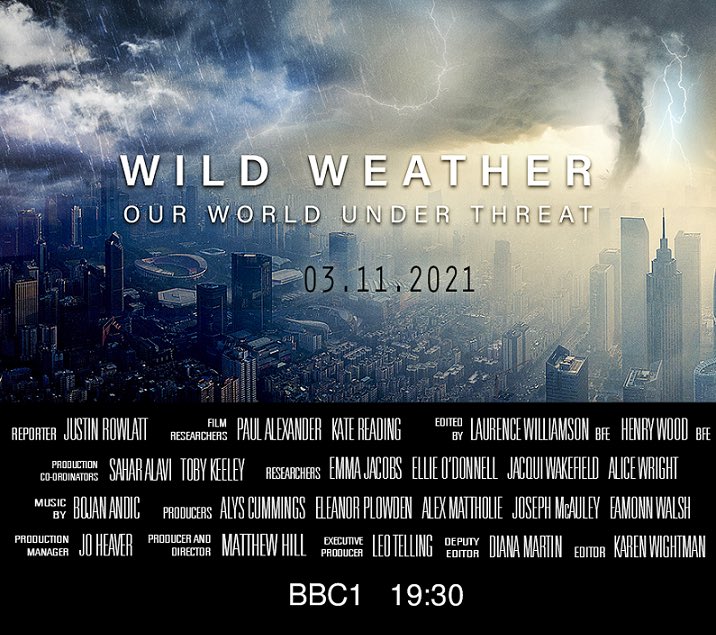 Tonight on Panorama @BBCJustinR investigates the impact unusual weather, as a result of climate change, is having on people around the world.

#BBCPanorama 19:30 BBC One.

bbc.in/3mEN8kw