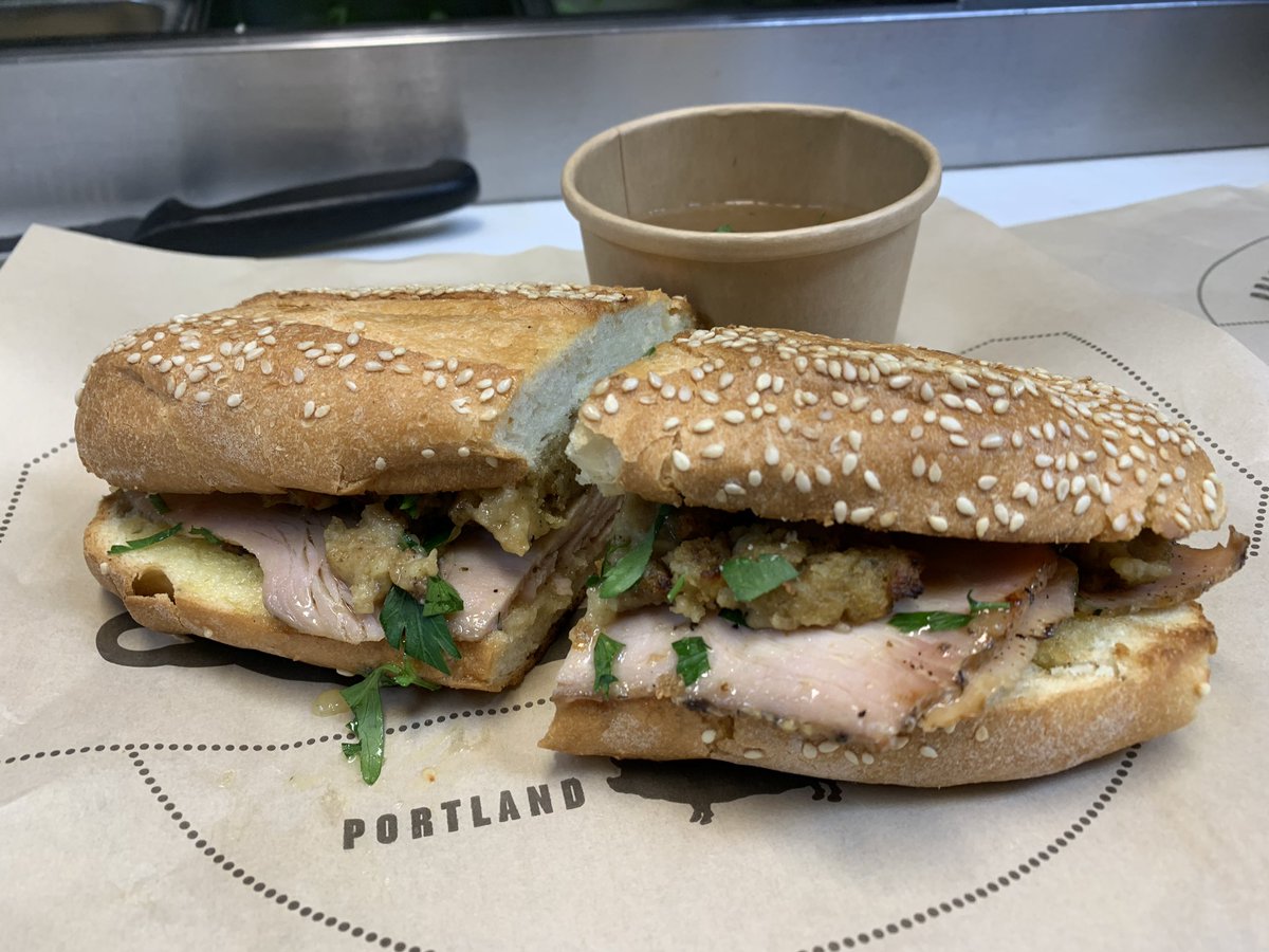 KGWphotog's tweet photo. Did you know it’s #NationalSandwichDay? Shout-out to Rick at Lardo! He got up really early and let us peek in LIVE throughout @KGWSunrise as he made some tasty sandwiches including his famous #EggRickMuffin! @lardopdx #SandwichDay https://t.co/IxiRcutUhz
