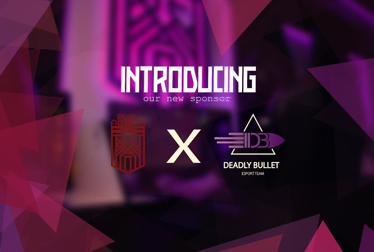 - ✍🏽 | يسرنا أعلان الراعي الرسمي الجديد لفريقنا

- 💜| @DuelArenaSA   
- 📍| وحياكم في فرعهم بالرياض,حي الملك فيصل

#DeadlyBullet