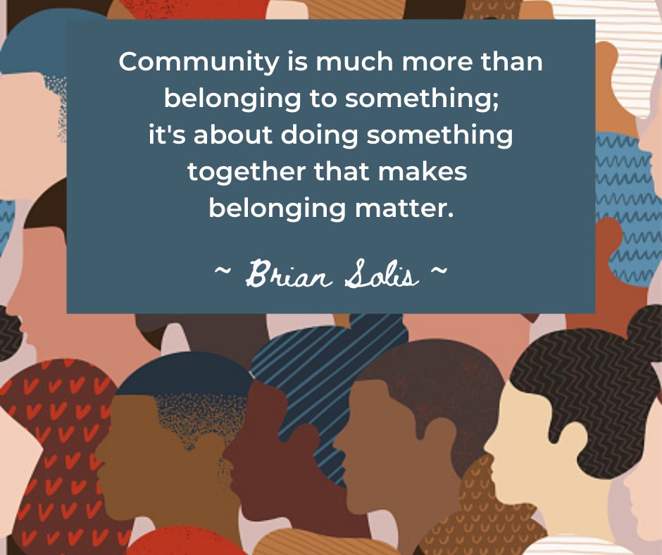 'Community is about doing something together that makes belonging matter.' - Brian Solis

#Diversity #DiversityMH #WeSaluteDiverseAndInclusiveWorkplaces #inclusion #DiversityInTheWorkplace #DEI #medhat #InclusiveWorkCulture #EquitableLeadership #medicinehat #yxh #yxh2gether
