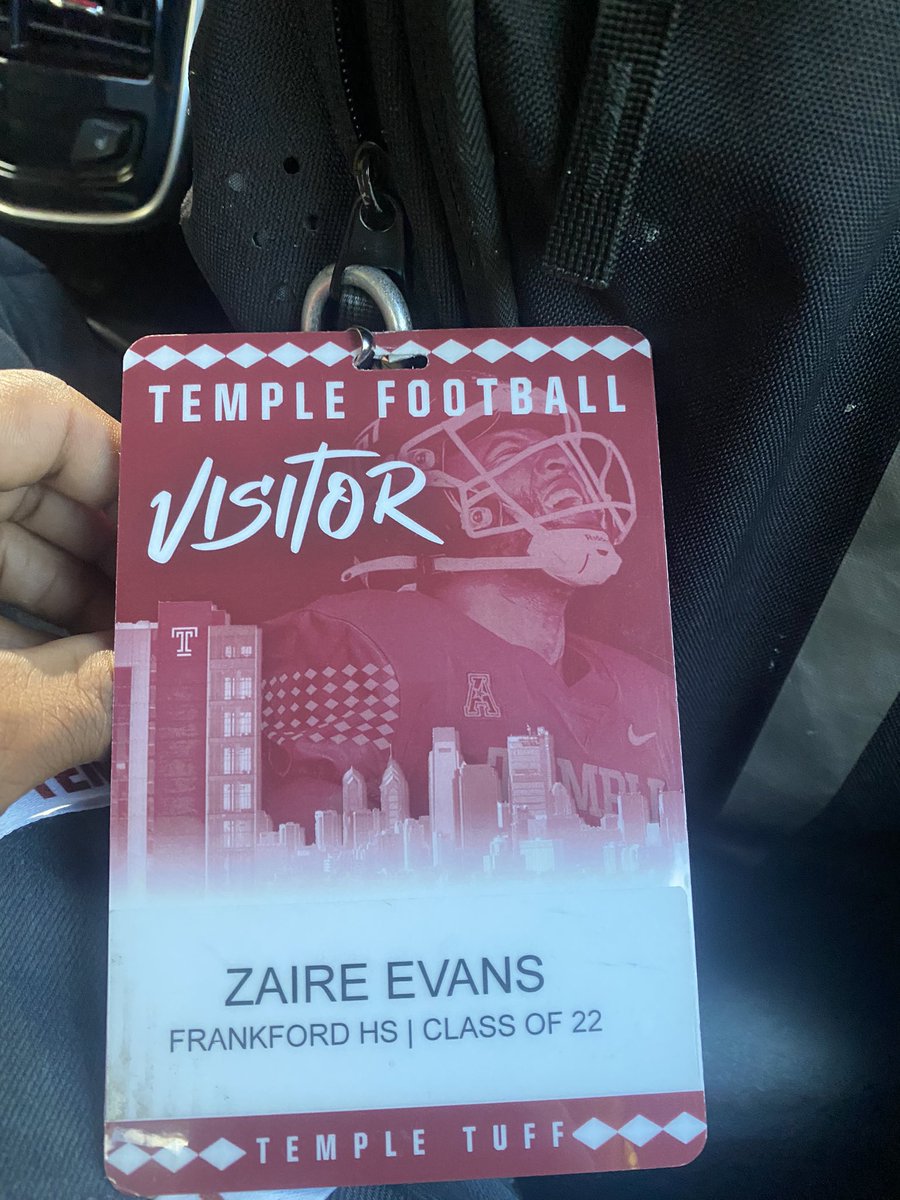 5000zai's tweet photo. Appreciate this opportunity can wait to return @Temple_FB  @TUCoachCarey https://t.co/9G7MFaqLSl