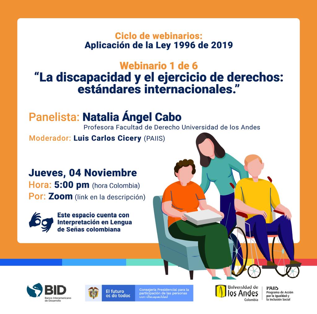 <a href="/el_BID/">Banco Interamericano de Desarrollo</a> <a href="/DiscapacidadCO/">Gerencia Inclusión de Personas con Discapacidad</a> <a href="/AsdownColombia/">ASDOWN Colombia</a> <a href="/MinjusticiaCo/">MinJusticia Colombia</a> <a href="/UniandesDerecho/">UniandesDerecho</a> <a href="/coalicionCDPDco/">CoalicionCDPD_col</a> <a href="/CapacidadLegal/">Alianza por la Capacidad Legal en Colombia</a> <a href="/Ligautismo/">@LigautismoCol</a>
<a href="/DiscapacidadBog/">Discapacidad Bogotá</a> <a href="/PGN_COL/">Procuraduría General de la Nación</a>
<a href="/DefensoriaCol/">Defensoría del Pueblo</a> <a href="/CorteSupremaJ/">Corte Suprema de Justicia</a>
<a href="/Supernotariado/">Supernotariado</a>