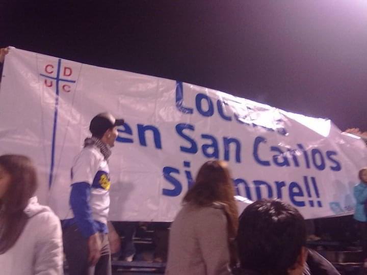 A 11 años del primer #LocalesEnSanCarlos, un trabajo de cientos de cruzados que logró terminar con esa estupida ventaja deportiva que siempre tuvieron los regalones y los mitómanos. Feliz aniversario a tod@s los que participaron en eso. ⚪️🔵