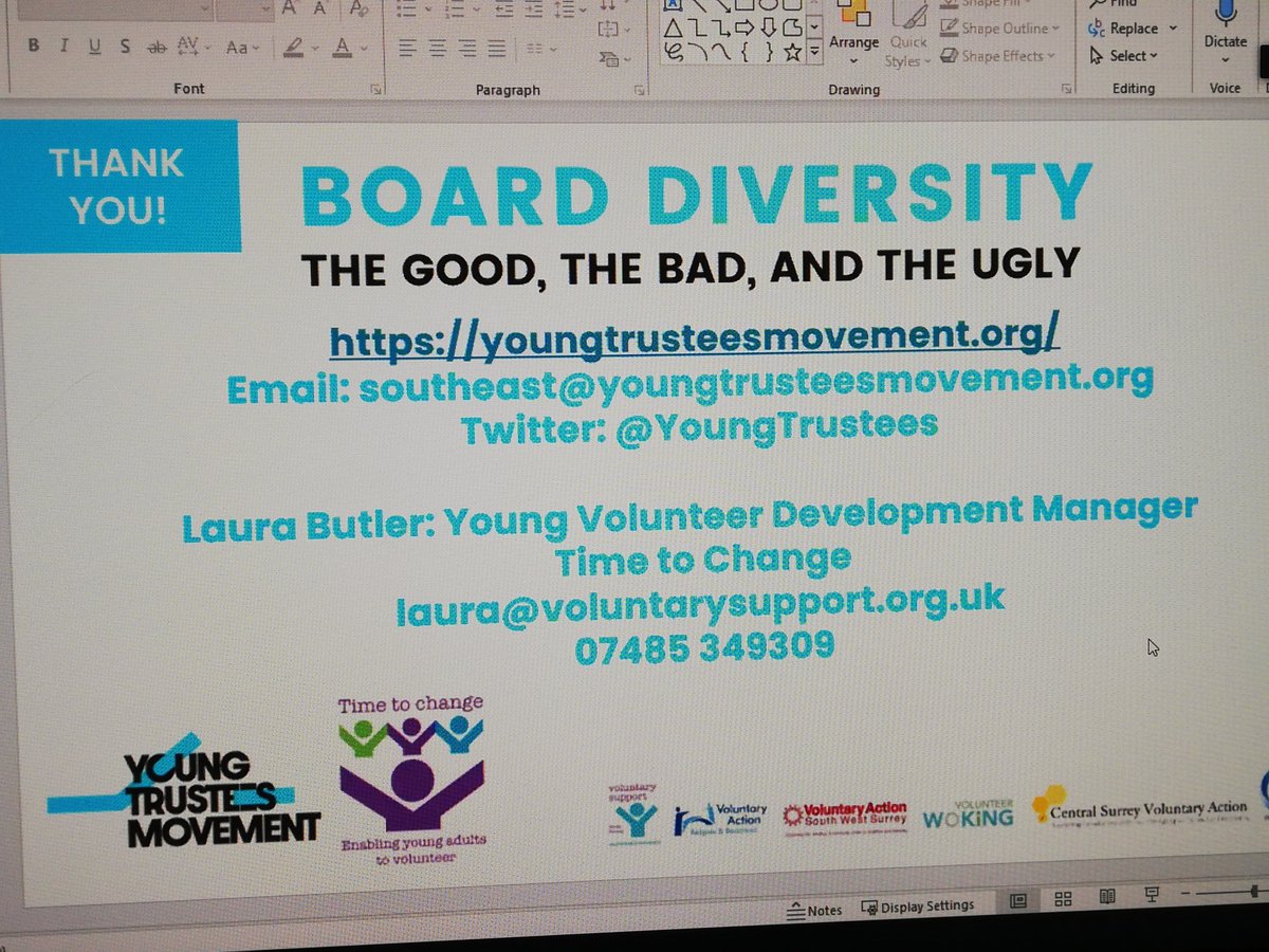 Inspirational event with <a href="/YoungTrustees/">Young Trustees Movement</a> part of #TrusteesWeek lots of ideas for us to consider and share. Delighted <a href="/pdpartnership/">Peter Davies</a> Chair <a href="/WCVACymru/">WCVA | CGGC</a> was involved  #charity #diversitymatters