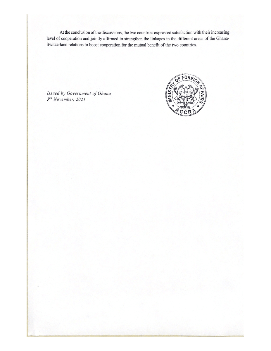 GhanaMFA's tweet photo. Press release. #GhanaMFA #MFARI https://t.co/EjHwhGmdrH