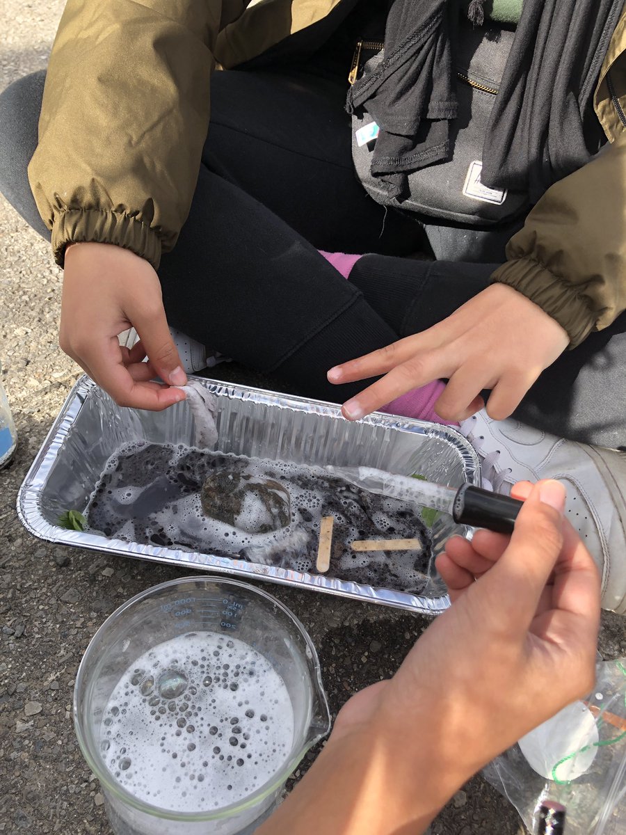 mrsjennmccoy's tweet photo. @EmmaCalvert76 the Engineer is finally back to work with our students! Today, Emma challenged 8-4 to clean up an oil spill in a habitat that they created, using a variety of tools. @engoftom @oodps1 https://t.co/14ZLNDxhqK
