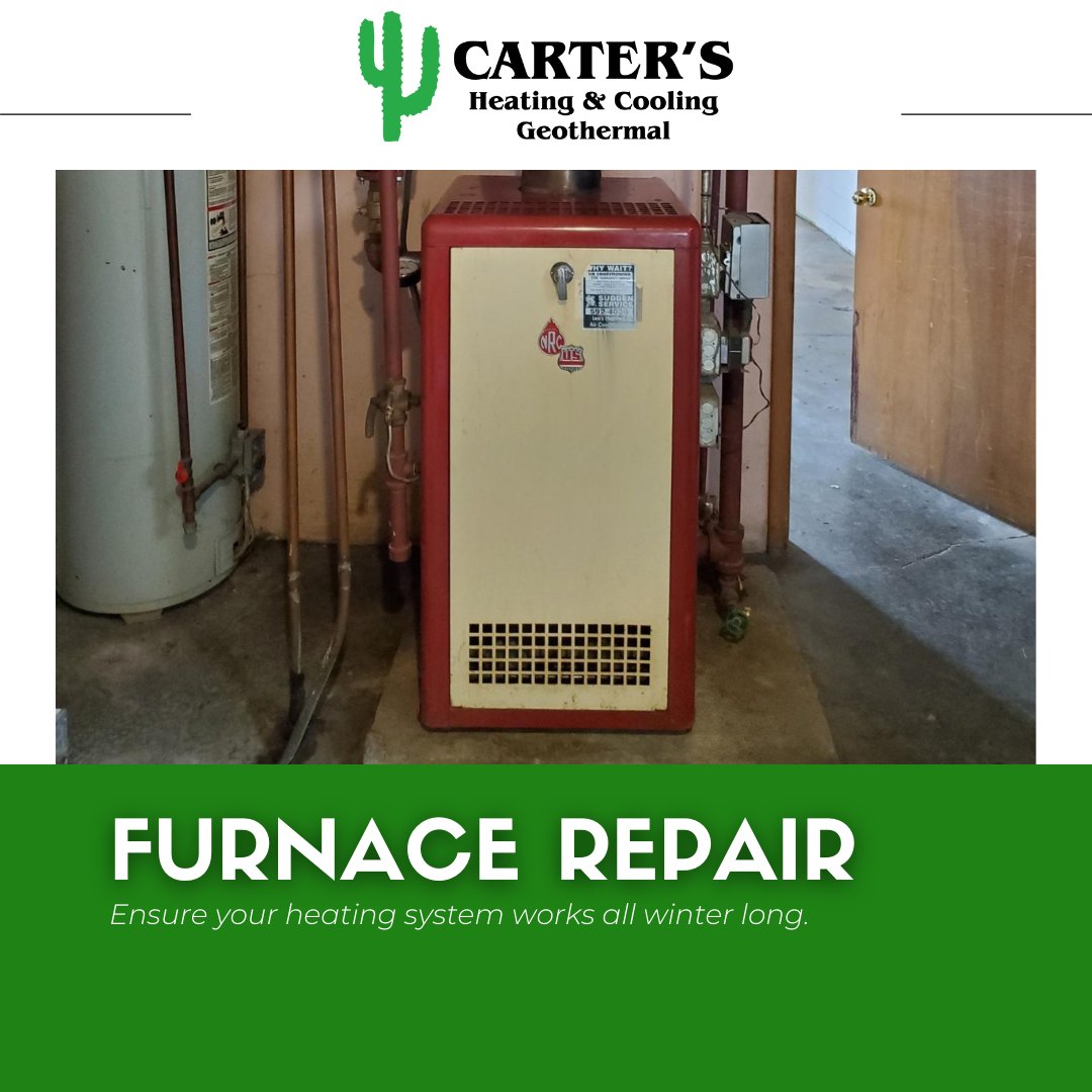 cartershvac's tweet photo. It's hard to keep your house warm all winter when your furnace fails! Give Carter's a call when your system goes out so our technicians can repair your furnace and keep your home comfortable all season long. #furnace #repair #furnacerepair #heating #furnacesystem #warm #winter https://t.co/LBYGjwbDMA