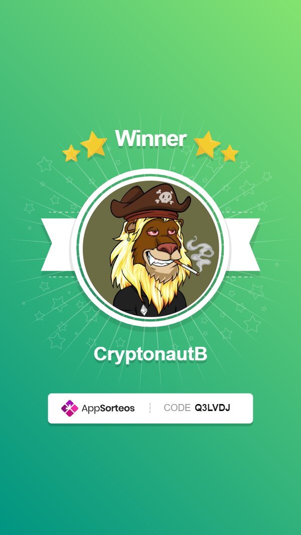FrankieLabClub's tweet photo. Congrats to @CryptonautB ! 🏆
You won the #CryptoFrankie NFTs! 🎉

Follow us for more giveaways. :)

#Giveaways #NFTs #NFTCommunity #NFTGiveaway https://t.co/vJX0UGE85x