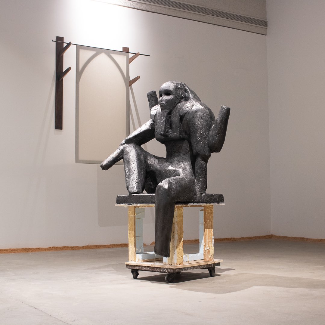 Commissioned specifically for LAMAG, #LukasGeronimas (@geronimas53) created a series of new sculptural works that evoke ancient ritualistic and symbolic objects, such as a column, tomb, relics and other mystical looking forms with different meanings.
#LAMAGallery #LukasGeronimas