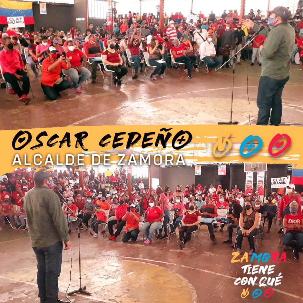Oscarcpsuv's tweet photo. Gran Encuentro con los Clap del Municipio Ezequiel Zamora en Punta de Mata.

Agradeciendo la presencia de todos los camaradas que con amor y compromiso respaldan una vez más las candidaturas de nuestro hermano Ernesto Luna a la Gobernación y mi persona a la alcaldía de Zamora. https://t.co/UXeyoKUPU2