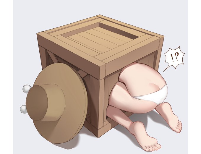 気づいたら木箱にはまってた神様 