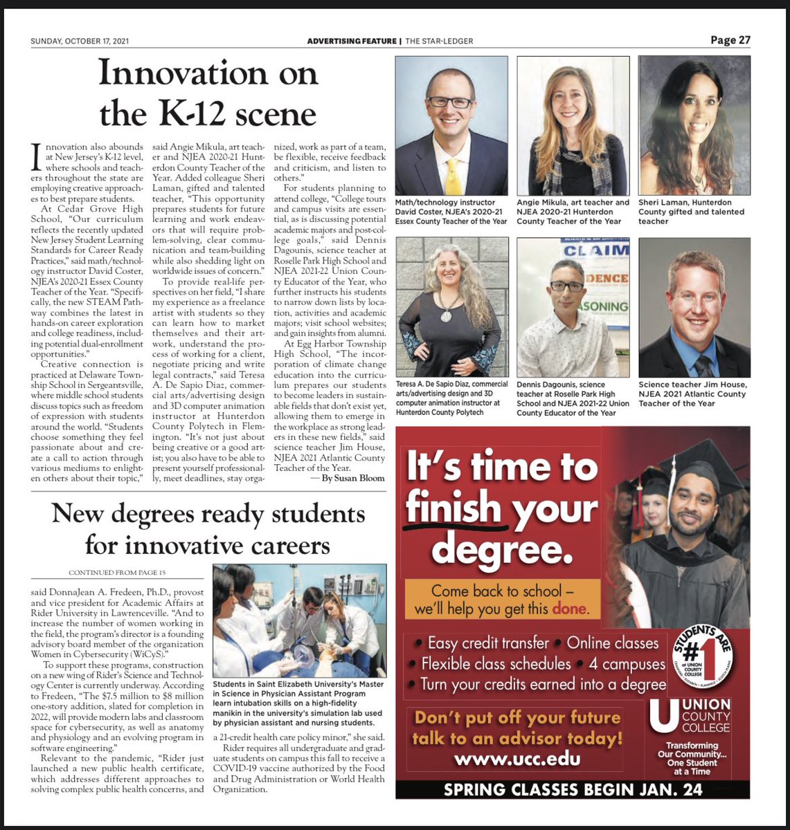 <a href="/Amikula135/">Angela Mikula</a> and I are so excited to have contributed to this article in <a href="/starledger/">The Star-Ledger</a>   #dtsinvestigate #innovationinschools #coteaching
