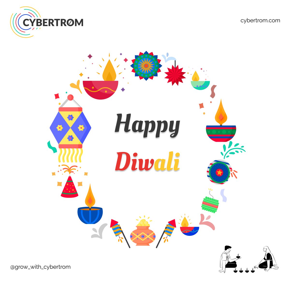 CybertromGoa's tweet image. Wishing everyone a very happy and prosperous diwali from Cybertrom🪔✨