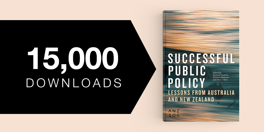 So far in 2021 this incredible book has been downloaded more than 15,000 times. Co-published with <a href="/ANZSOG/">ANZSOG</a>, it provides a rare insight into instances of highly effective and highly valued public policy-making.
 
Free download: doi.org/10.22459/SPP.2…