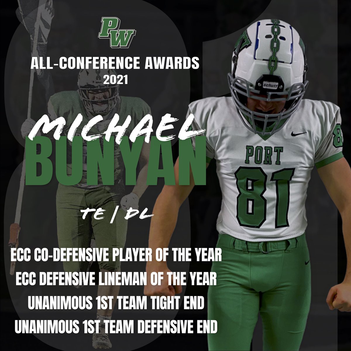 CoachMoellerPW's tweet photo. #81 @MichaelBunyan https://t.co/cIM95OeRPt