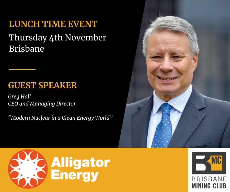 The National Group is a Gold Sponsor of the Brisbane Mining Club. We will be attending todays event with some of our key clients to hear guest speaker Greg Hall, CEO &amp; Managing Director of Alligator Energy. #MiningQLD #MiningAustralia #Energy <a href="/brisbanemining/">Brisbane Mining Club</a> <a href="/AlligatorEnergy/">Alligator Energy</a>