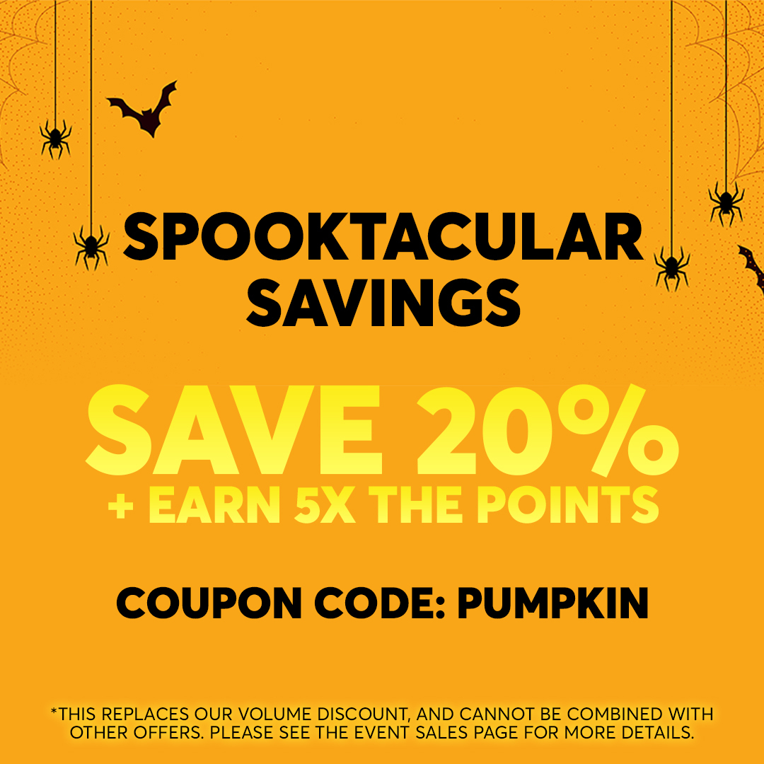 svncanada's tweet photo. 🚨 Final 48 Hours 🚨

🎃 Spooktacular Savings 🎃
Save 20% + Earn 5x The Points

Earn 5x the points &amp; get a 20% savings on your next order when you add the coupon code "PUMPKIN" to your order.

Shop now:
https://t.co/kR5P1kPGmU https://t.co/5izAwFVIDL