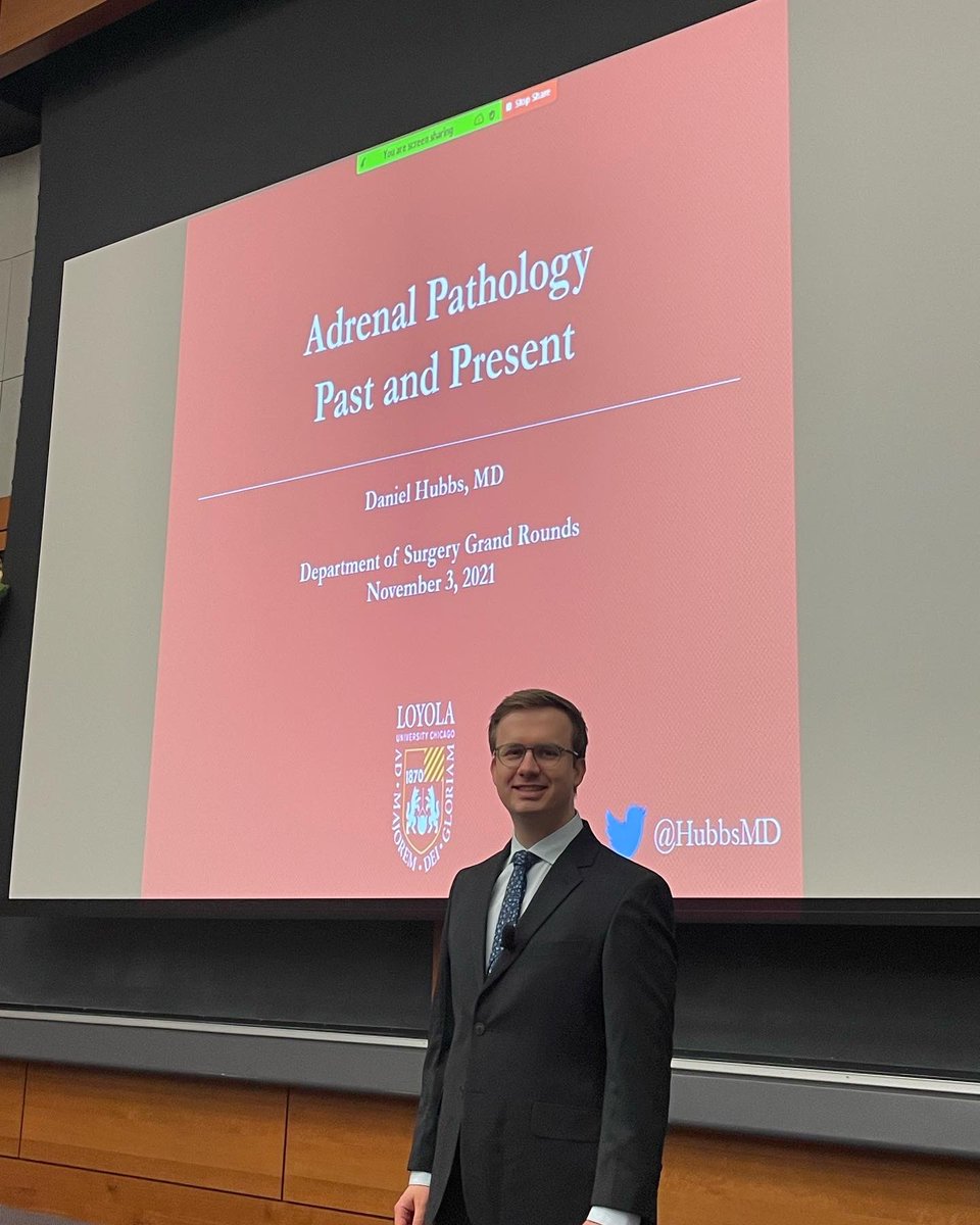 HubbsMD (@hubbsmd) on Twitter photo Got to give my chief grand rounds today on “Adrenal Pathology: Past and Present”
<a href="/LoyolaSurgery/">Loyola Surgery</a> <a href="/TheAAES/">American Association of Endocrine Surgeons</a> Got to give my chief grand rounds today on “Adrenal Pathology: Past and Present”
<a href="/LoyolaSurgery/">Loyola Surgery</a> <a href="/TheAAES/">American Association of Endocrine Surgeons</a>
